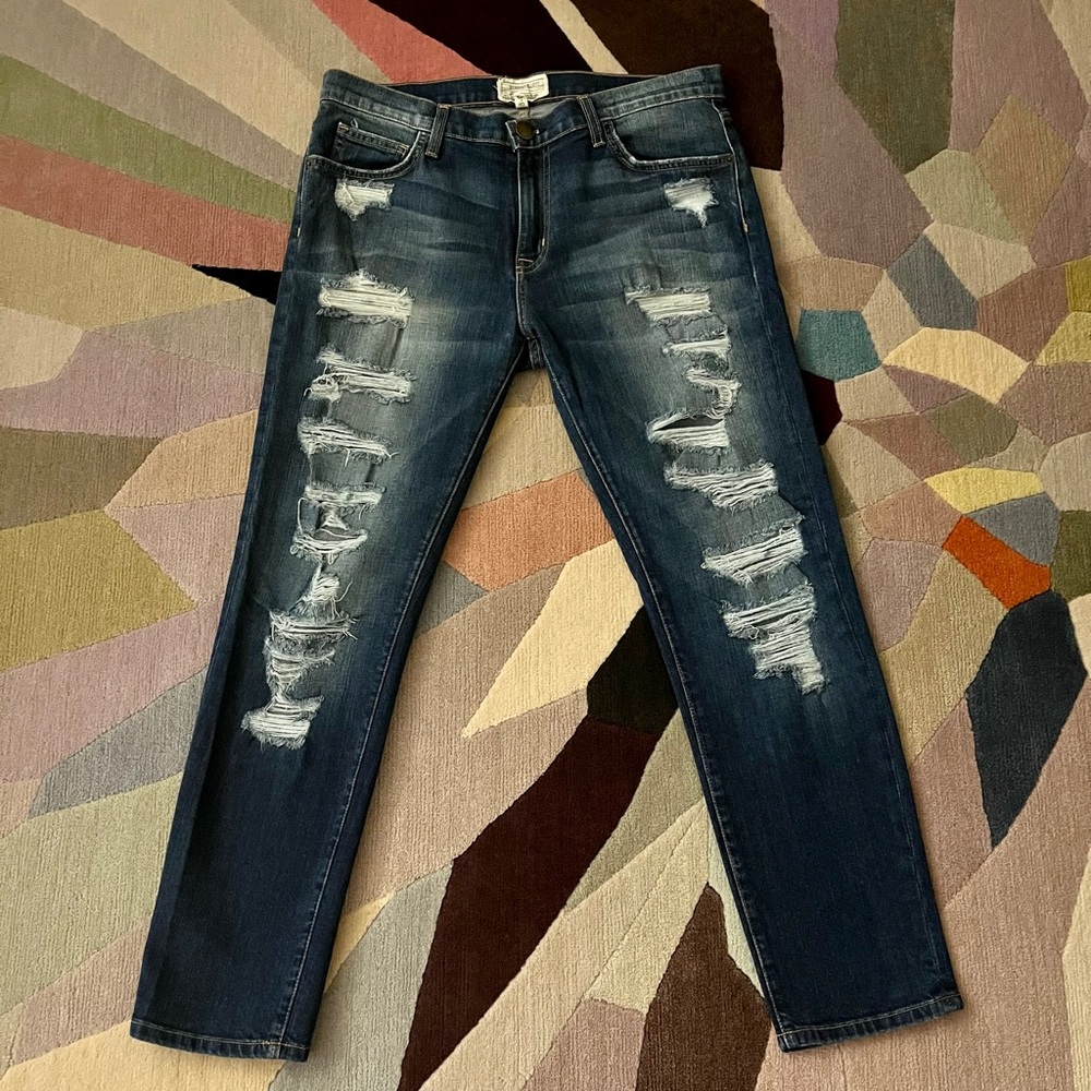 Current/Elliott The Fling Jean—Benett Tattered